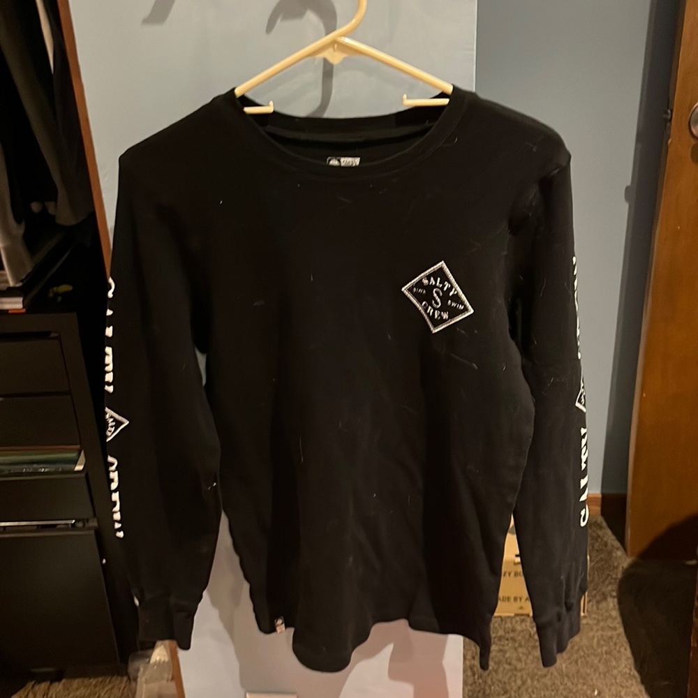Salty Crew Black Long Sleeve T-Shirt